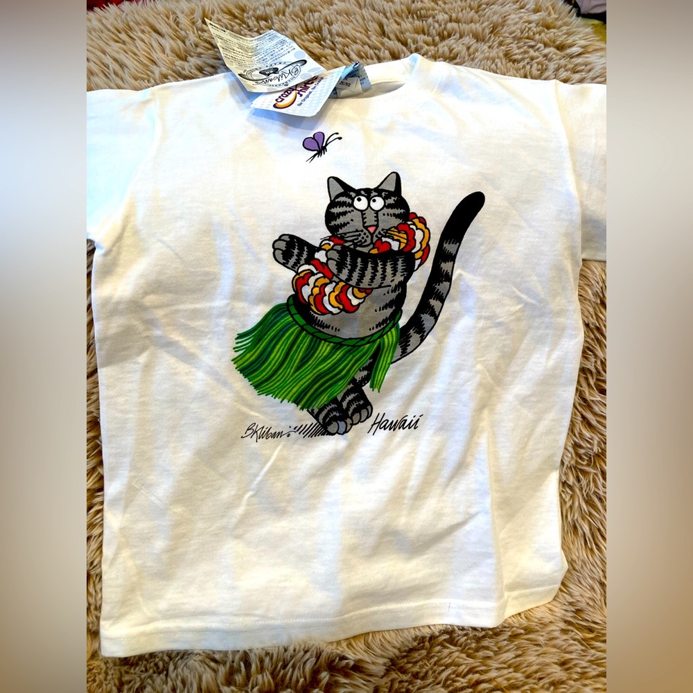 Crazy Shirt Short-Sleeve B. Kliban Hula Cat Tee